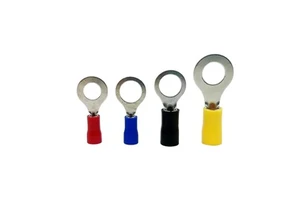 RV Series TO-JTK Type Pre-Insulated Ring Terminals Cable End Caps Nylon Insulated Connector Wire Wire Insulated Cord End