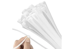 China Manufacture 100pcs Adjustable Releasable Cable Ties Low Price Silicone Zip Ties 7.6*150mm Free Samples Nylon Material