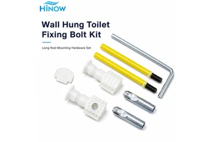 Wall Hung Toilet Fixing Bolt Kit Long Rod Mounting Hardware Set For Wall Mounted WC Installation