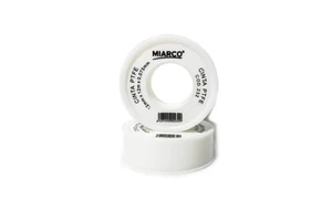 PTFE (Teflon) insulating tape with cap and reel, white, 12m x 12mm (Miarco 232)