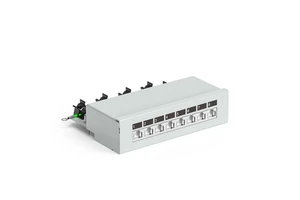 Cat6 FTP 8-Port German-Style Door Patch Panel Manufactured by Chinese Manufacturers