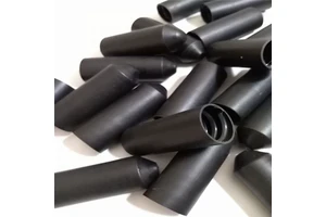 Heat Shrink High Voltage Black Cable End Cap Flexible Sealing PE Wire Insulation 3:1 Shrink Ratio 6/2 9/3 8/2mm
