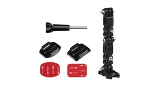 HONGDAK Sport Camera Accessories Helmet Chin Mount Bracket for GoPro Hero 12 11 Bike Motorcycle Helmet Adhesive Mount Kit
