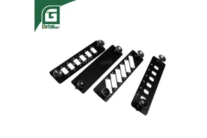 Geteknet OEM ODM Blank Fiber Optic Accessories Adapter Plates SC LC /ST 6 Port Patch Panel Empty for Adapter