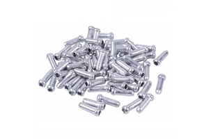 ZTTO 100pcs Road Mountain MTB Bicycle Shifter Brake Inner Cable Tips Caps Silver Crimp End Crimp Bike Housing Essential