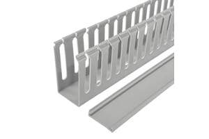 FSCAT High Quality Solid PVC Universal Insulated Fire Retardant UL94 V-0 Industrial Slotted Wiring Duct 20mmx15mm