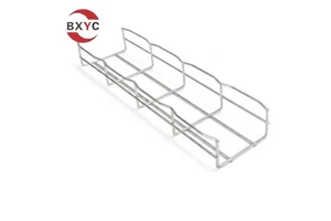 CE ISO Galvanized Wire Basket Cable Tray 50-600mm Width Manufacturer Supply for Commercial Cable Management