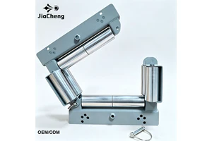 Heavy Duty 90 Trapping L-Shape Cable Tray Roller Strut Mount 6061 Aluminum Combinable Winding Semi-Automatic Wire Pulling Guide