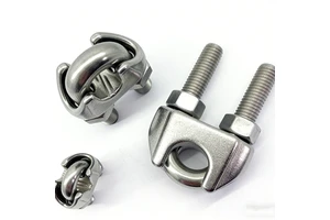 304 Stainless Steel Wire Cable Clamp Wire Rope Clips U Bolt Saddle Fastener