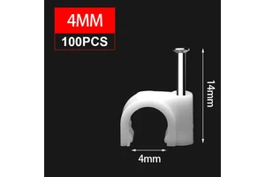 Free Samples Available, AngKe High Quality Durable Using Various Adjustable Plastic Round Cable Clips
