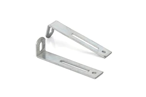 Custom Steel Metal Wall Bracket L Shape With Fixing Holes And Long Slot