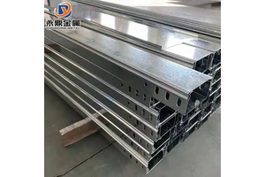 Carbon Steel Channel Tray Trough Cable Trunking System High Capacity Electrical Installation Corrosion Resistant Metal Structure