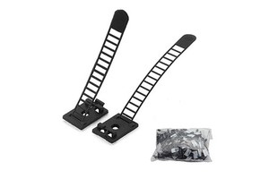 CL-1 Adjustable Adhesive Cable Ties Cable Clips Wire Strap Cord Clamp for Cable Management at Home and Office