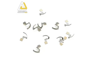 Metal Stamping Spring Clips 301/304 Stainless Steel Custom Precision Stamped Parts For Electronics & Hardware