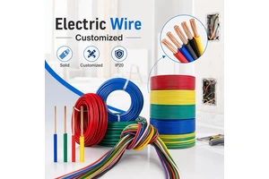 Copper Solid PVC Insulated Industrial Electric Heating Cable (BV/BVR) for Building & Power Applications up to 750V
