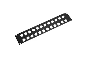 Factory Round 24 Port Patch 2U Panel Network Cabinet Accessories Cabinet Backplane Rack Patch Panel Termination Box ODF