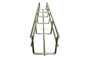 Outdoor Industrial Cable Tray Galvanized Stainless Steel Aluminum Perforated Wire Management Tray For Construction Cable Laying