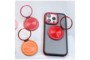 Hot 360 Degree Rotating Magnetic Ring Buckle Phone Holder circular pivot shell adhesive bracket accessories For Iphone and Ipad