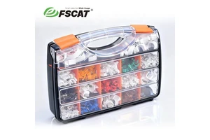 FSCAT K Type Circle Cable Clips Durable Wall Wire Clips for Cable Fixing Metal Cable Clip 4mm-32mm