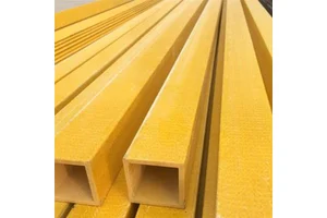 Industrial Grade FRP Square Tubes | Hollow GRP Structural Profiles For Columns & Posts | UV-Protected Pultruded Conduit