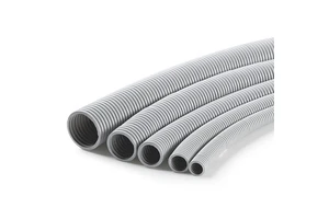 Flexible PVC Pipe Good Quality Electrical Nonmetallic Grey Corrugated Conduit Pipe For American Standard