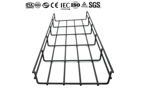 Standard Structural Steel Hot Dip Galvanized Wire Mesh Cable Tray for Secure Power Distribution in Buildings