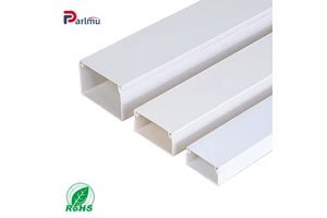 Professional PVC Solid Wiring Duct with Notched Design for Efficient Cable Routing & Separation in Control Panels