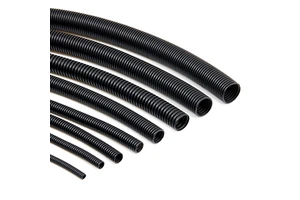 Multi-Purpose Corrugated PVC Conduit for Cable and Wire Protection - Flexible, Durable & Easy to Install Plastic Pipe 100m