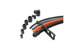 TS Flexible Aging Resistance PA Material Electrical Conduit for Electric Cable Protection 1/2 in