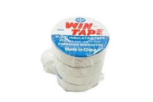 White PVC Insulation Tape 18mm X 20m Electrical Tape for Cable Protection
