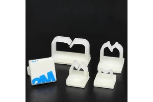 Industrial-Grade Bond Nylon Adhesive Tie Mount Cable Management Clip