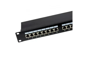 Factory panel FTP RJ45 24 Port Cat5e Patch Panel Network Communication Patch Panel