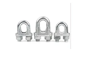 Load Rated Wire Rope Clip, High Strength Carbon Steel Cable Clamp for Lifting Slinging, CE Certificate