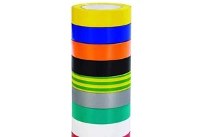 Colorful Heat Resistant PVC Electrical Insulating Tape Hot Melt Adhesive Sticker Insulating Tape for Industrial Warning