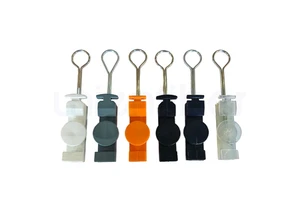 FTTH S Type Drop Cable Clamp Fiber Optic Drop Wire Clamp For Aerial FiberCable Installation