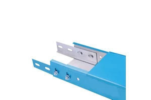 Aluminum Alloy Cable Tray System Solid Through Anti-Corrosion Cable Trunking Laying Support with Through Cable