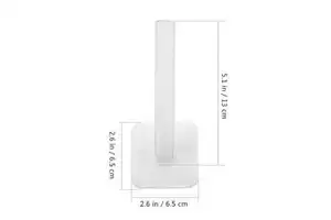 5 Pcs Hat Stand Hanger White Baseball Cap No Punching Rack Organizer Plastic Adhesive Holder Wall Mount