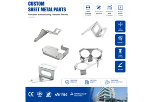 Custom Metal Brackets Sheet Metal Bending Parts CNC Laser Cutting Bending And Welding Service