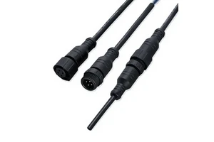 Waterproof Connector Cable Male Female Molded Aviation Plug Wire Harness Outdoor Light Solar Extension Waterproof Wiring Loom