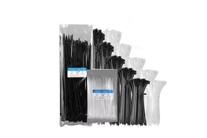 Wholesale Factory Free Sample 4X Self-Locking Nylon Industrial Cable Tie White 400mm 4.6mm