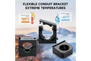CE Certified Pipe Mounting Bracket Square Type For Electrical Equipment