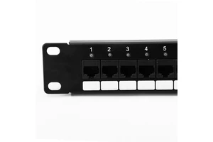 19inch 1U LED Patch Panel with LED Trace Function Rj45 Patch Panel