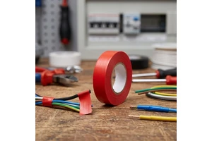 SZS Solid PVC Electrical Insulating Tape Flexible 0.15mm X 18mm X 10m for Electric Wires Installation