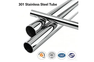 SUS301 Stainless Steel Welded Tube JIS G3446 3-100mm OD ±0.02mm Tolerance For Instrumentation Medical Devices Fluid Transfer