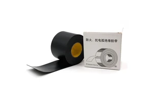 Fire Retardant Electric Arc Proofing Double Sided Rubber Pressure Sensitive Insulating Adhesive Tape 50.8mm X 0.7mm X 6m