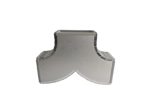 Pre-insulated PIR Air Duct Sandwich Panels 20-40mm With Aluminum Foil For HVAC System Tee Shaped AC PID Duct Boards