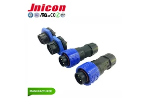 Jnicon 2 Pin 3 Pin Outdoor Cable IP67 Waterproof Electrical Wire Connector