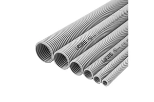 For UL1653 Coreline ENT Electrical Conduit Pipe 1/2~2-1/2 Inch Grey PVC FT4 Flexible Tube