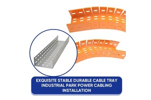 New Perforated Cable Tray Multiple Colors Multiple Materials Customizable Competitive Price Data Center Server Room Wiring