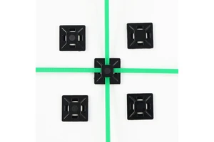 Nylon Cable Tie Mount with PE Foam Adhesive Backing Self Stick Wire Fixing Bracket for Indoor Outdoor Wiring Installation